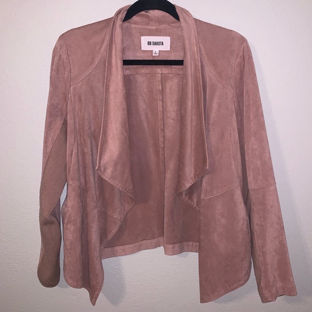 Mauve Suede Blazer